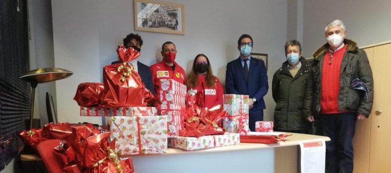 Alessandria, i doni di Natale della Scuderia Ferrari Club