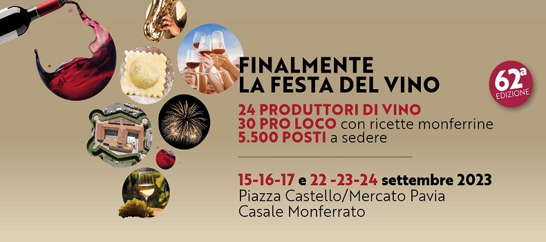 2 weekend per la Festa del Vino a Casale Monferrato